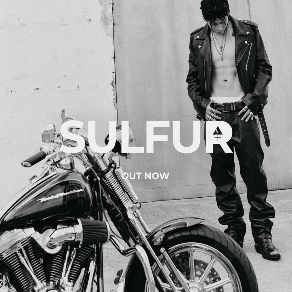 FELIP in a dark moody concept photo for his single Sulfur